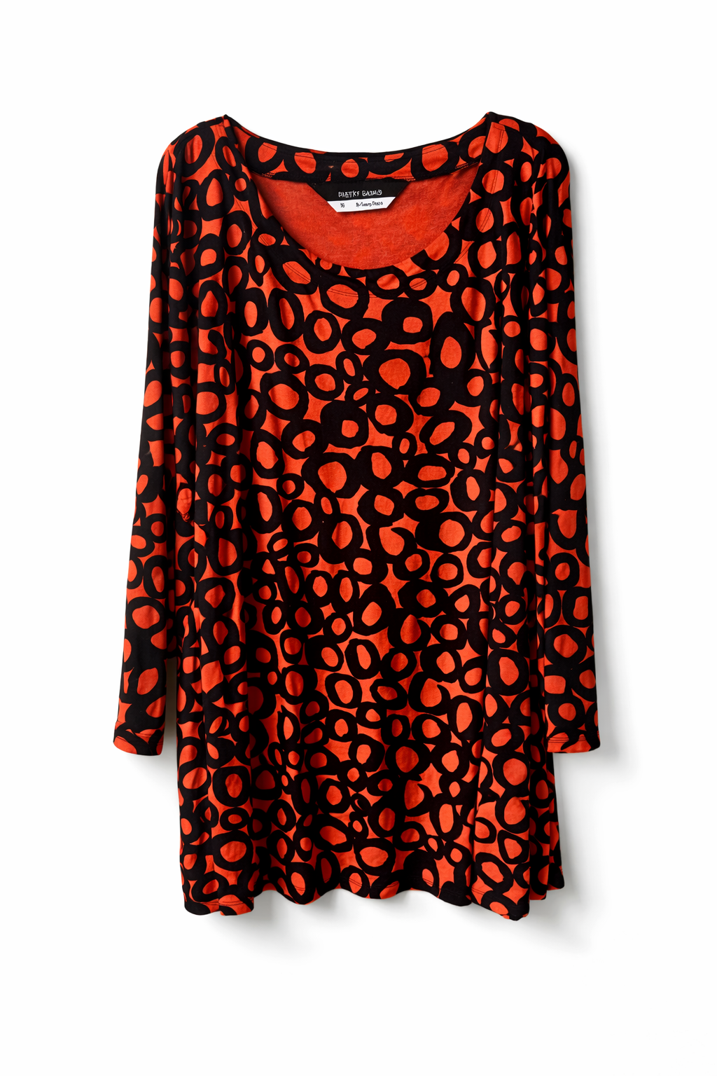 🍊 Taking Shape “Natural Orange Fizz” Top Plus Size 30 | Stretch Viscose As New