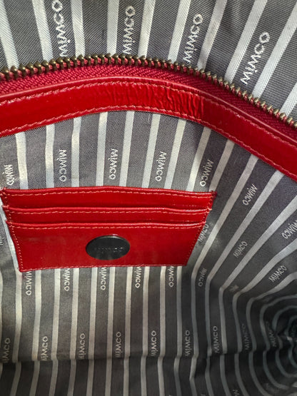 MIMCO 🌟Vintage🌟 Molter Envelope Turnlock Clutch in Patent Leather in Scarlet