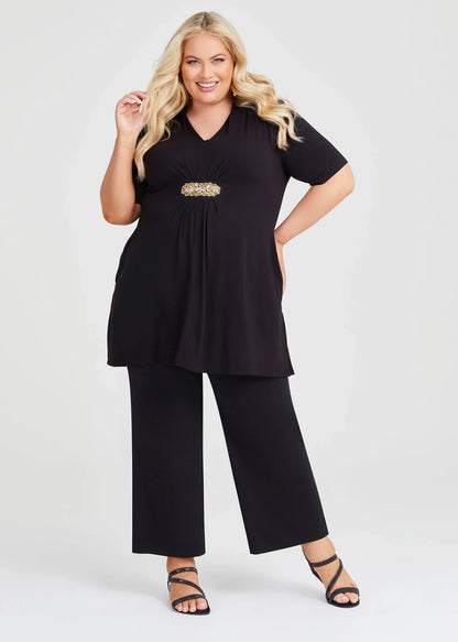 TS Taking Shape Bead Detail Natural Tunic Plus Size 16 New RRP $140 Stunning