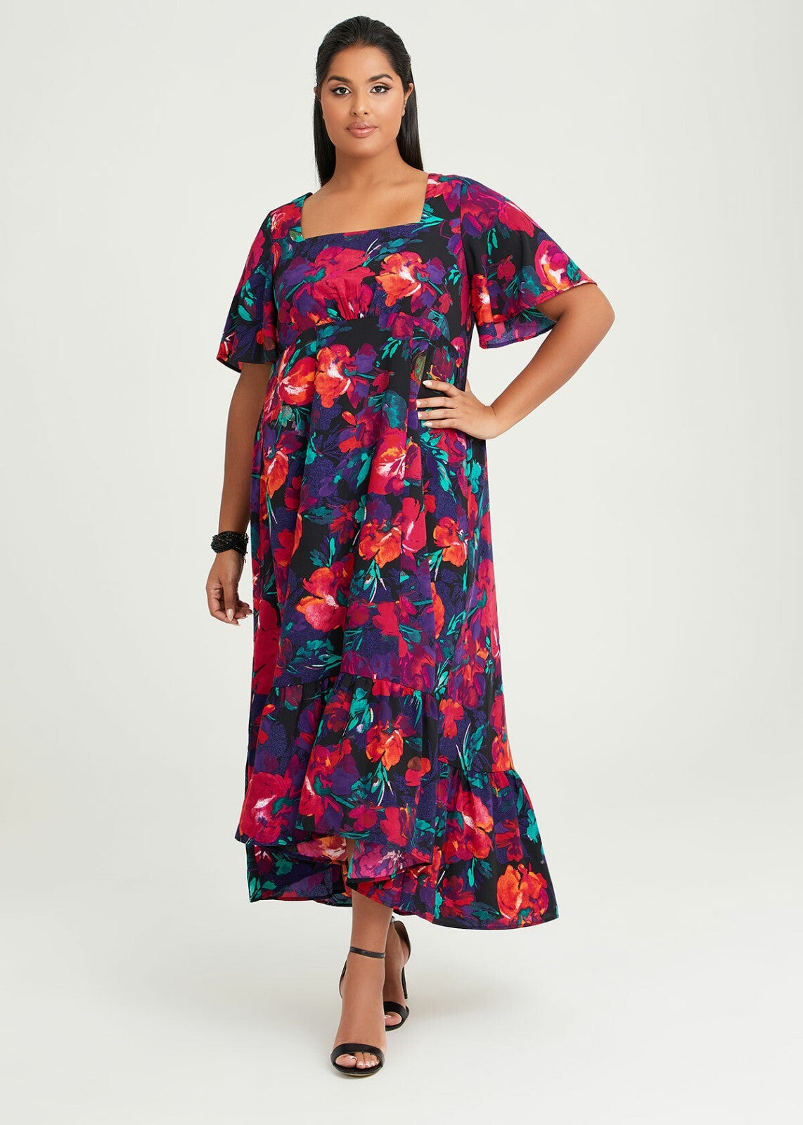Taking Shape Paradise Maxi Dress Size 12 (Plus Size) RRP $199.95