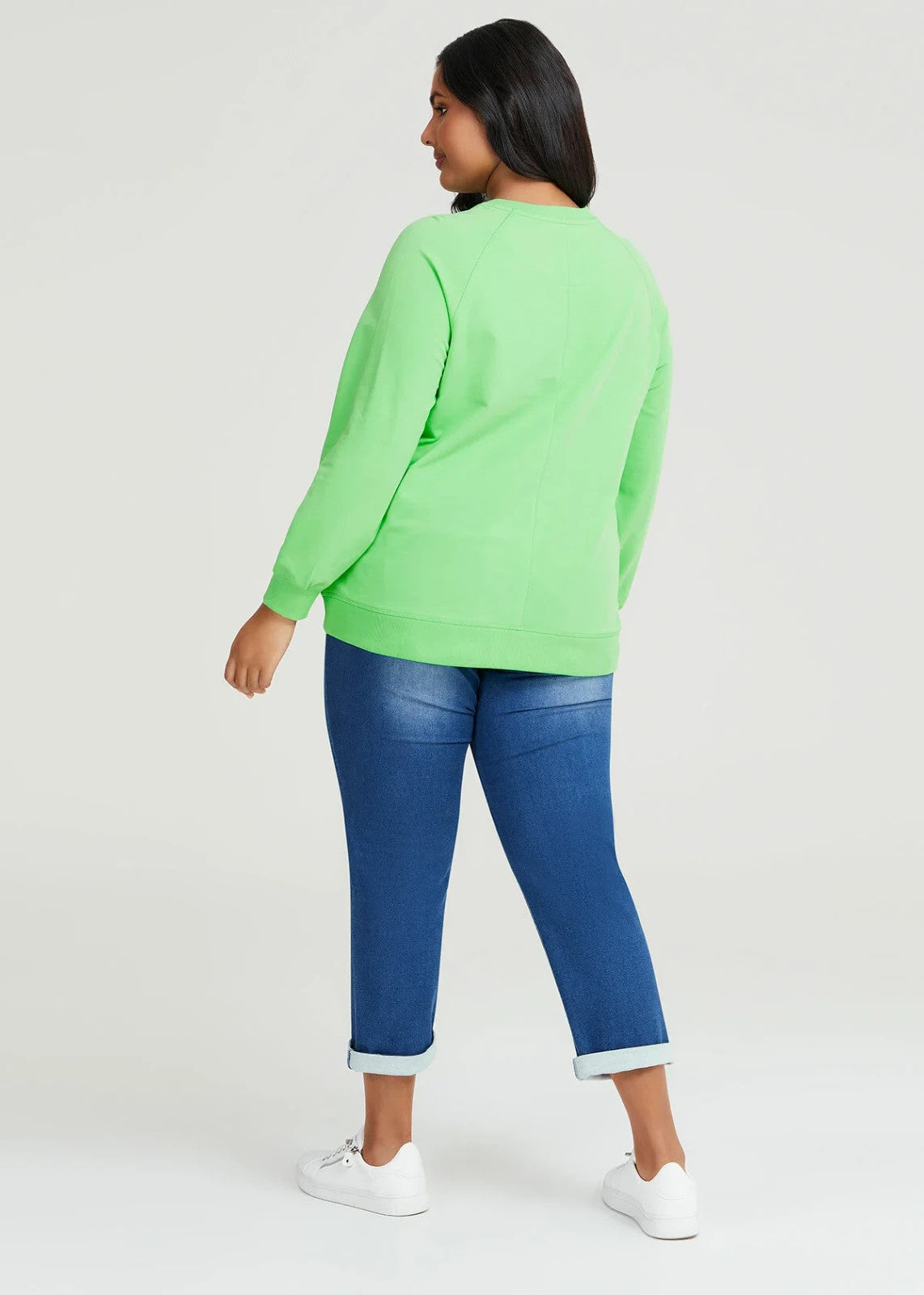 Taking Shape Cotton Dolce Vita Sweatshirt Plus  14  Green New with Tags RRP $120