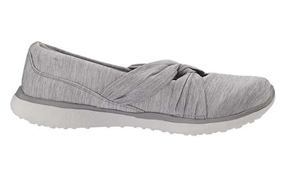 Skechers Women's Microburst Knot Concerned Grey Comfort Slip on Size 8 New