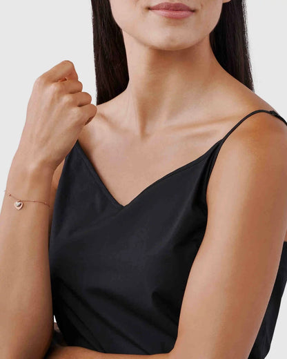 Michael Kors MK Heart Love Rose Gold Plated Silver Bracelet New RRP $245 Genuine
