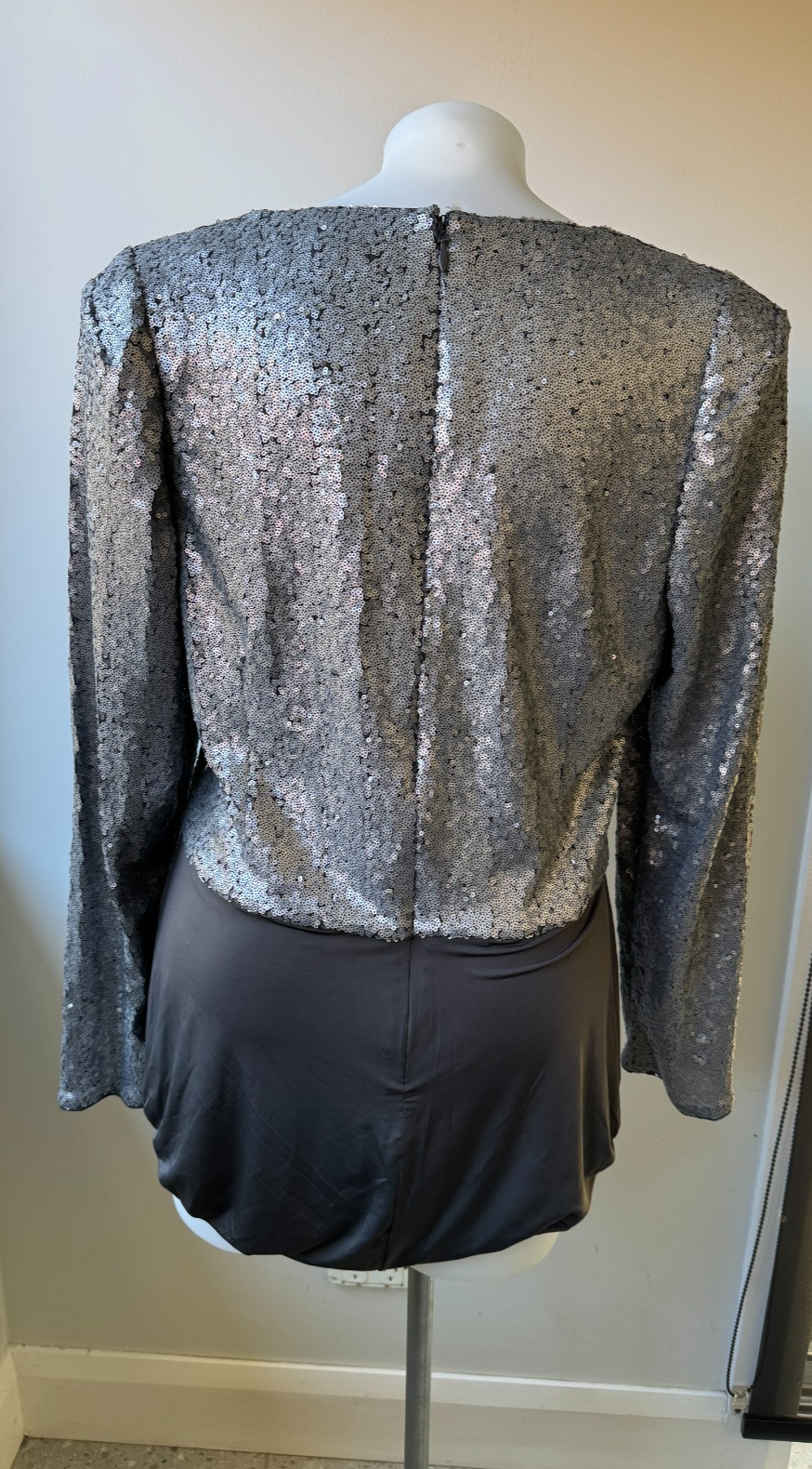 CITY CHIC Rosalie Luxe Maxi Sequin S/Split Dress Plus Sz XL/22 🖤 RRP $499.95 🖤