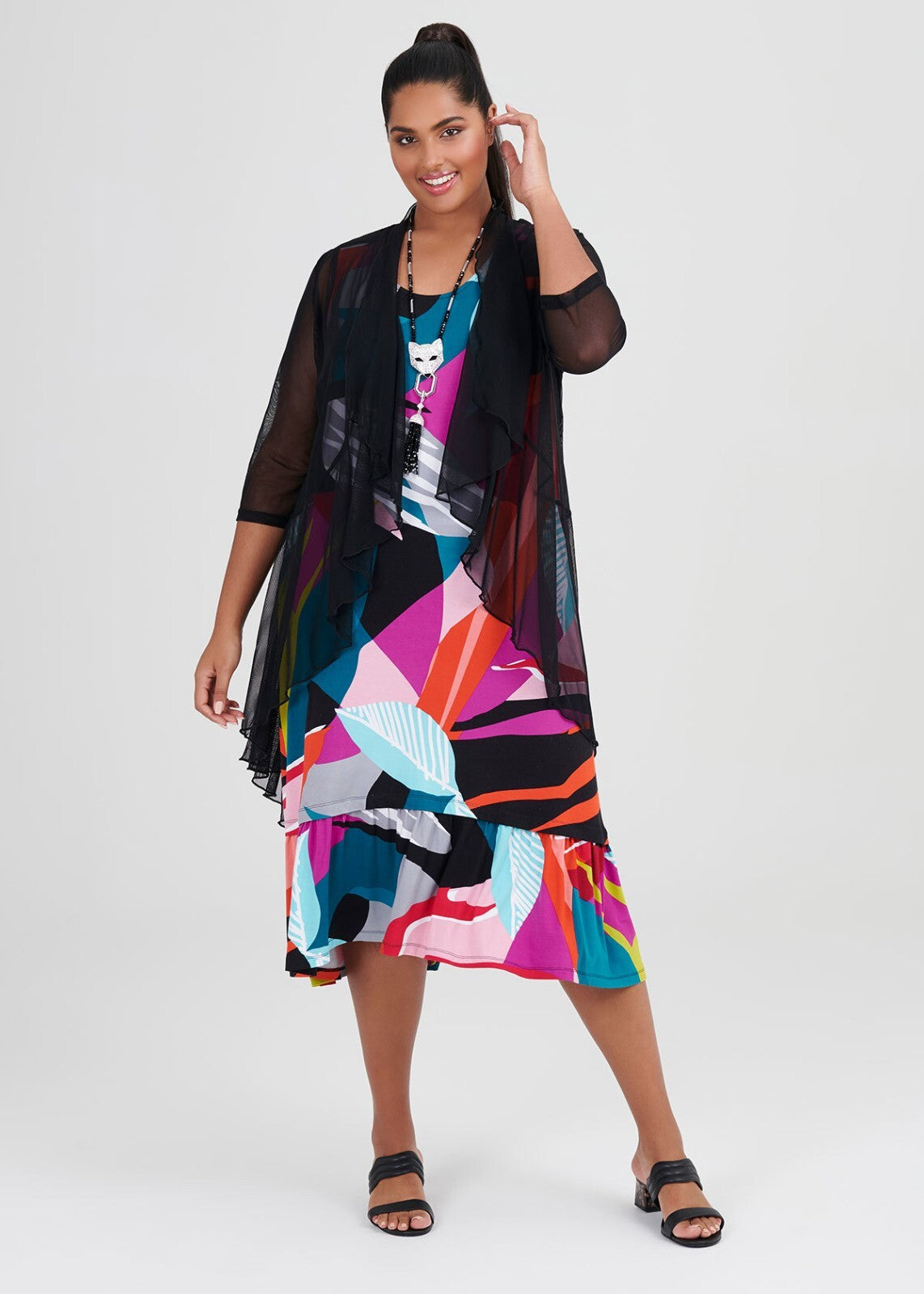 Taking Shape Bamboo Airlie Dress Size S Plus (14-16) BNWT RRP $150
