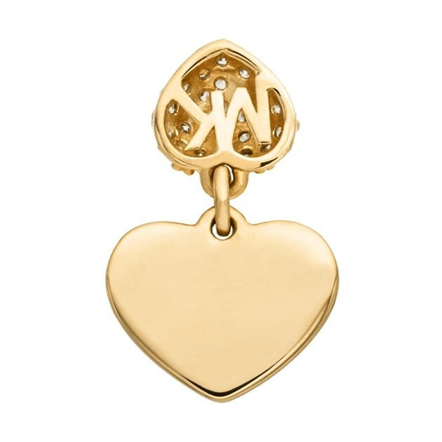Michael Kors MK Heart Love Gold Plated Silver Bracelet New RRP $245 Genuine
