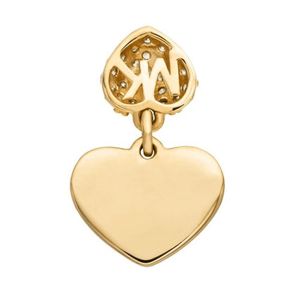 Michael Kors MK Heart Love Gold Plated Silver Bracelet New RRP $245 Genuine