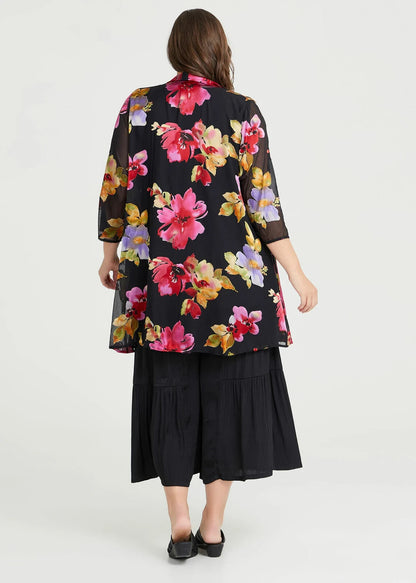 Taking Shape Satin Burnout Cardigan/Kimono New with Tag RRP$179.95 Size 16 Plus