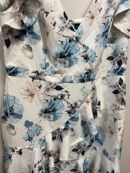 🌸 City Chic Shy Orchid Dress – Plus Size L 20 Multicoloured Floral New RRP $160