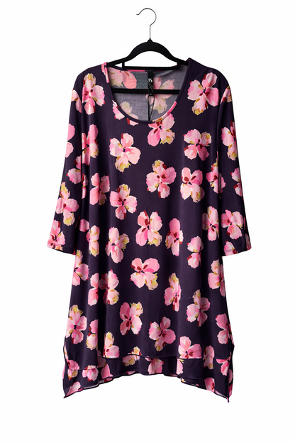 🌸 Taking Shape Joplin Ruffle Top Plus Size M 18-20 Floral 3/4 Sleeve 🌸 NEW