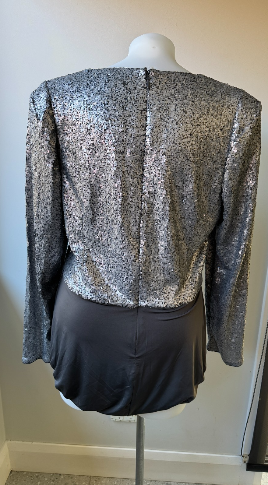 CITY CHIC Rosalie Luxe Maxi Sequin S/Split Dress Plus Sz XL/22 🖤 RRP $499.95 🖤