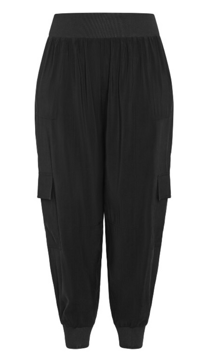 City Chic Kenia Cargo Pant – Black | Plus Size 24 | Elevated Essentials RRP $120