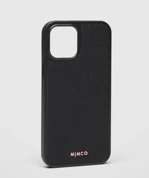 Mimco MORPH PHONE CASE FOR IPHONE 12 PRO MAX Rose Gold Logo RRP $89.95 Genuine